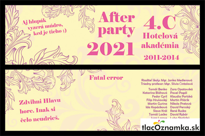 Oznamka 3005a Oznamka 3005a