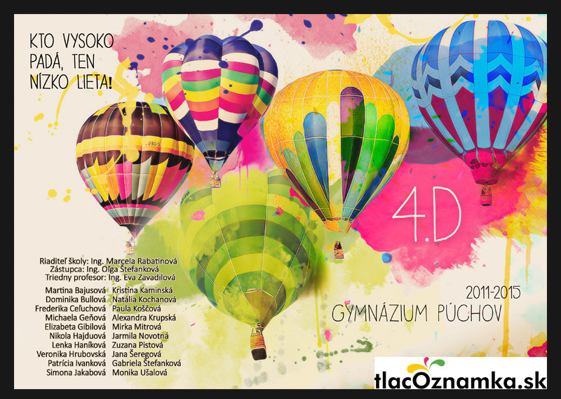 Pamätník knižka 3001a: balón, machule