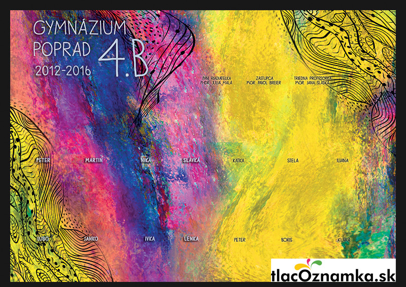 Smart - Tablo na doske 3046a: abstraktné, ornamenty