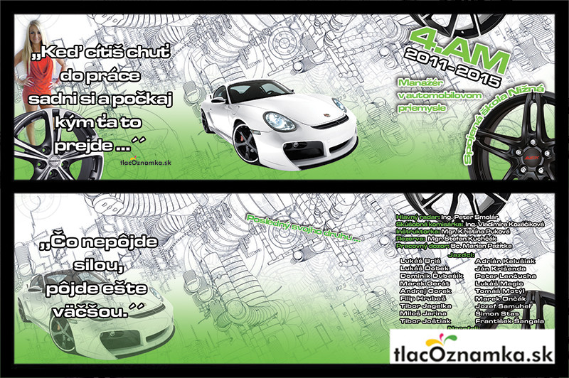 Oznamka 1444: auto, automechanik