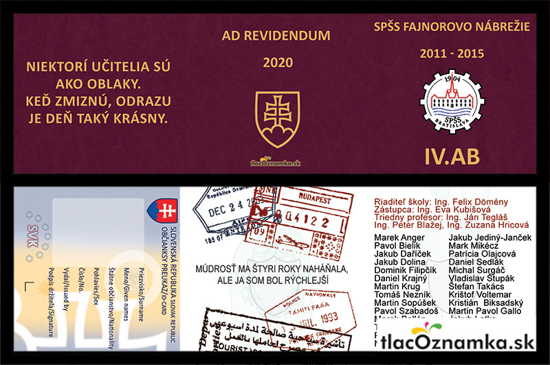 Oznamka 1068b: pas, bilinguálne Oznamka 1068b: pas, bilinguálne