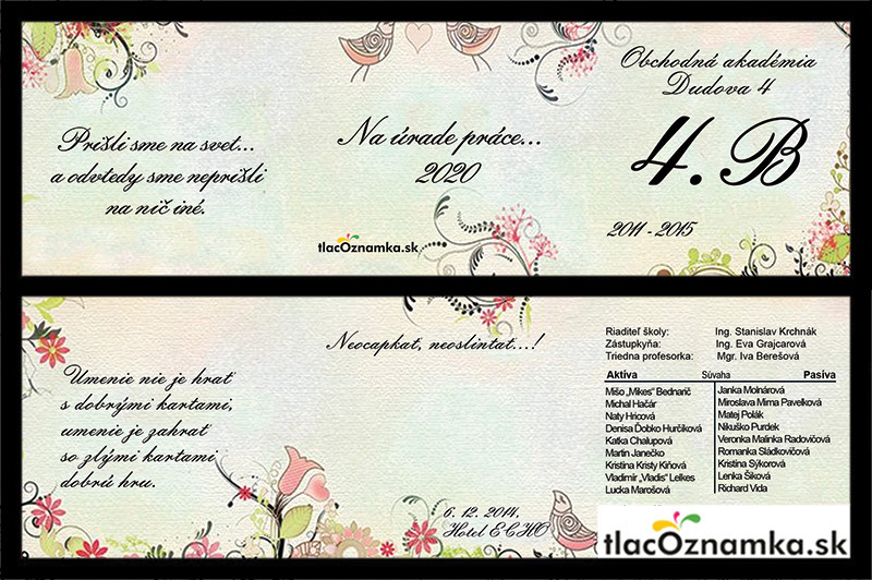 Oznamka 1024c: životné prostredie, dievčenské