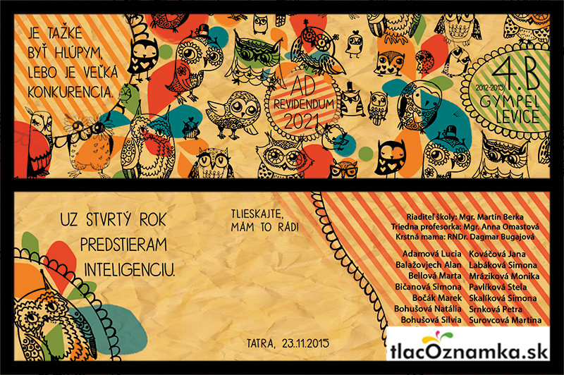 Oznamka 3072: sova, zvieratá Oznamka 3072: sova, zvieratá