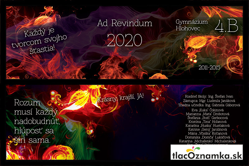 Oznamka 3160: oheň, farebné