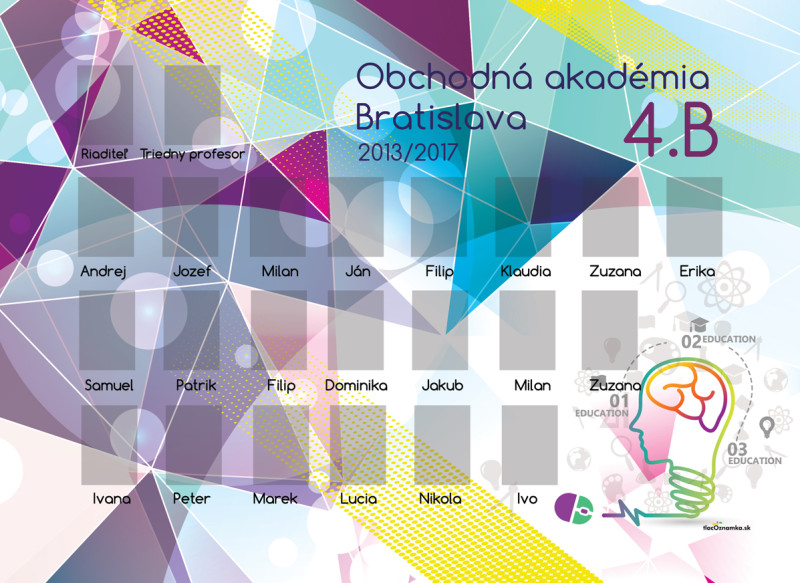 Smart - Tablo na doske 608: abstraktné, farebné