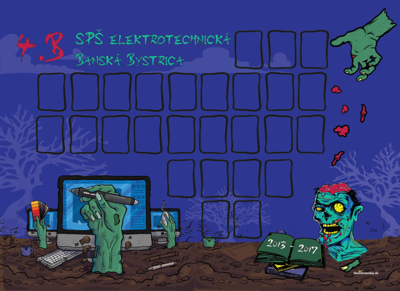 Poster - Tablo plagát 601: počítač, elektromechanik