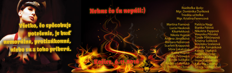 Oznamka 6091: oheň, hasičské Oznamka 6091: oheň, hasičské