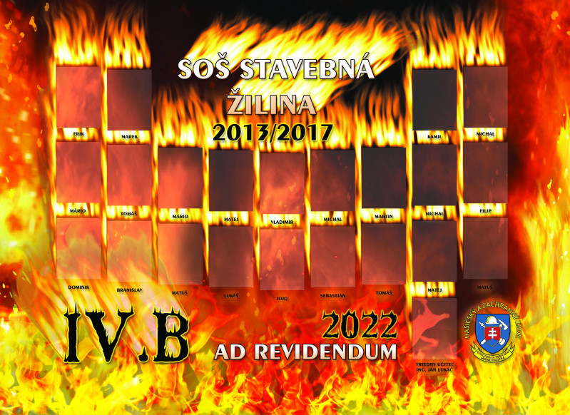 Art - Tablo na plátne 5072: oheň, požiarničke