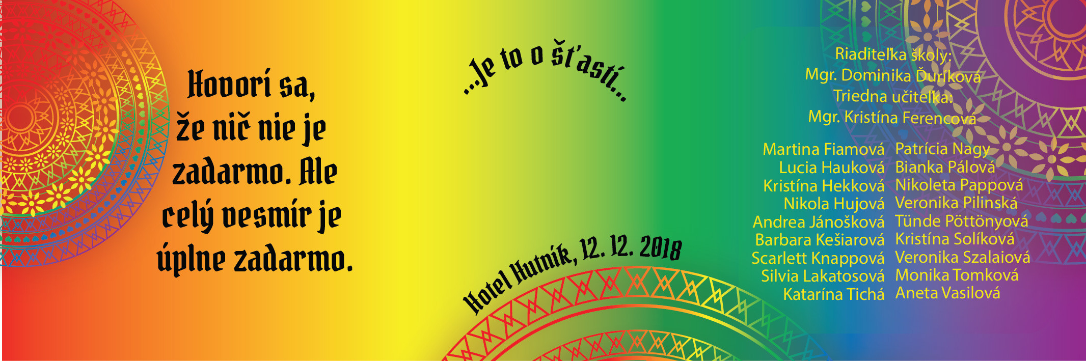 Oznamka 6166: farebné, ornamenty