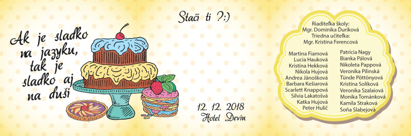 Oznamka 8012: pekár, cukrár Oznamka 8012: pekár, cukrár