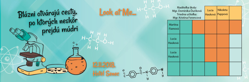 Oznamka 8062a: chémia, chemici Oznamka 8062a: chémia, chemici
