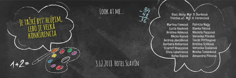 Oznamka 8065: tabuľa, krieda Oznamka 8065: tabuľa, krieda