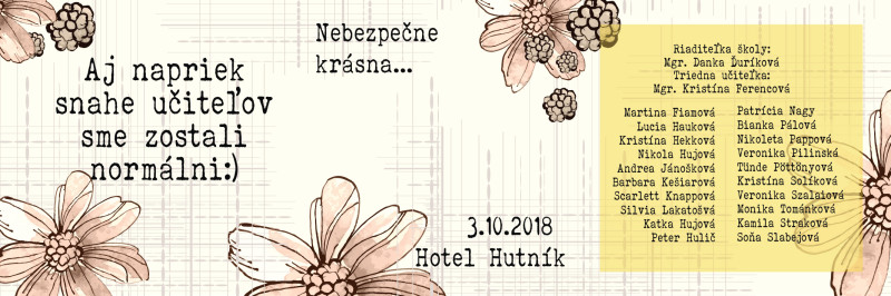 Oznamka 8068: dievčenské, kvety Oznamka 8068: dievčenské, kvety