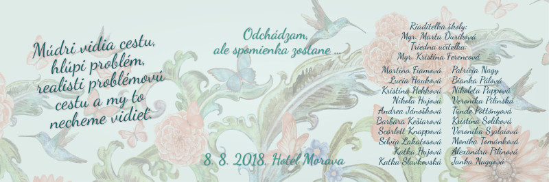 Oznamka 8079: dievčenské, kvety Oznamka 8079: dievčenské, kvety