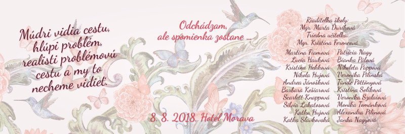 Oznamka 8079: dievčenské, kvety Oznamka 8079: dievčenské, kvety