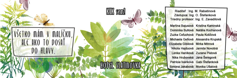 Oznamka 8090: list, kvety Oznamka 8090: list, kvety