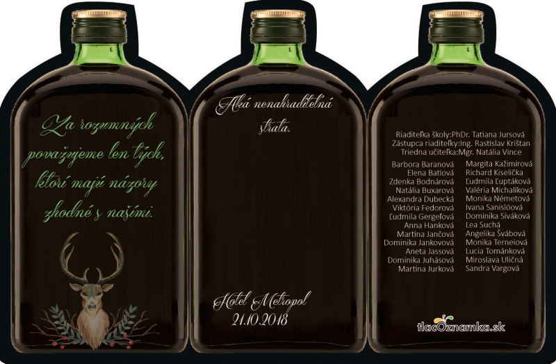 Oznamka 8096a: fľaša, alkohol Oznamka 8096a: fľaša, alkohol