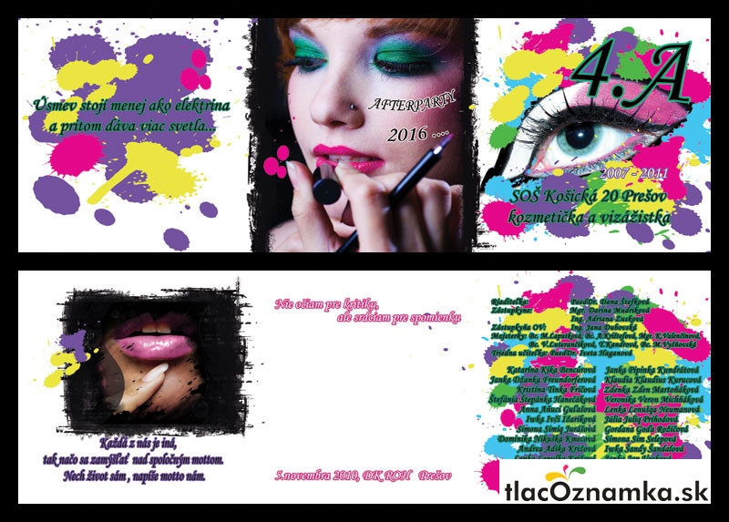 Oznamka 12: služby, vizážistka Oznamka 12: služby, vizážistka