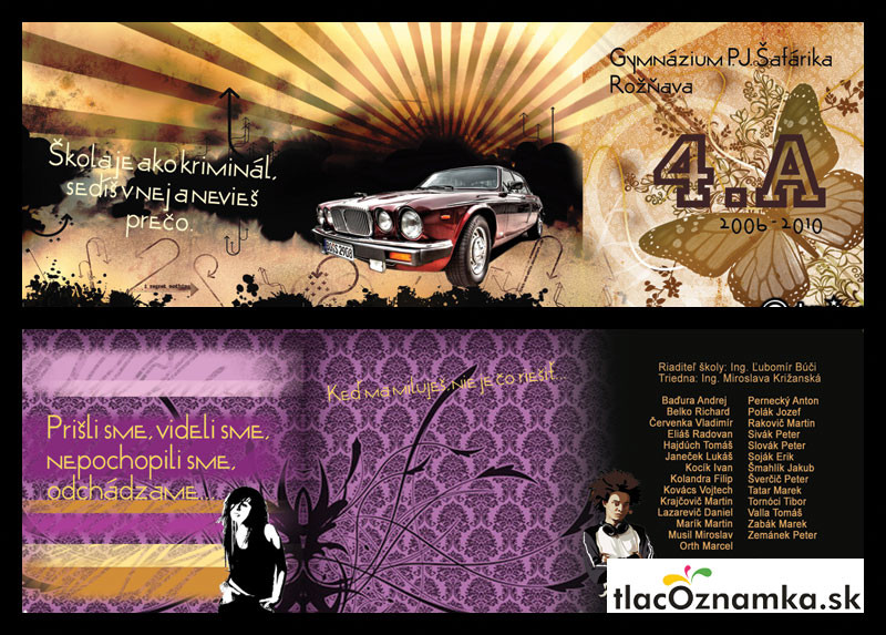 Oznamka 46: chlapčenské, automechanik Oznamka 46: chlapčenské, automechanik