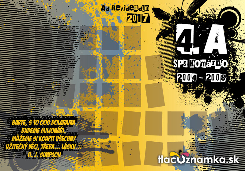 Poster - Tablo plagát 1b: fľaky, žlté