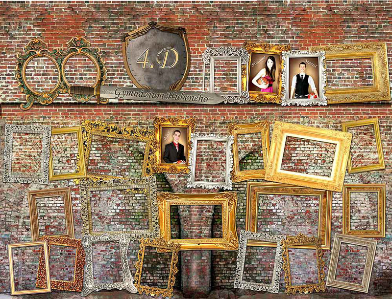 Art - Tablo na plátne 713a: murár, stena